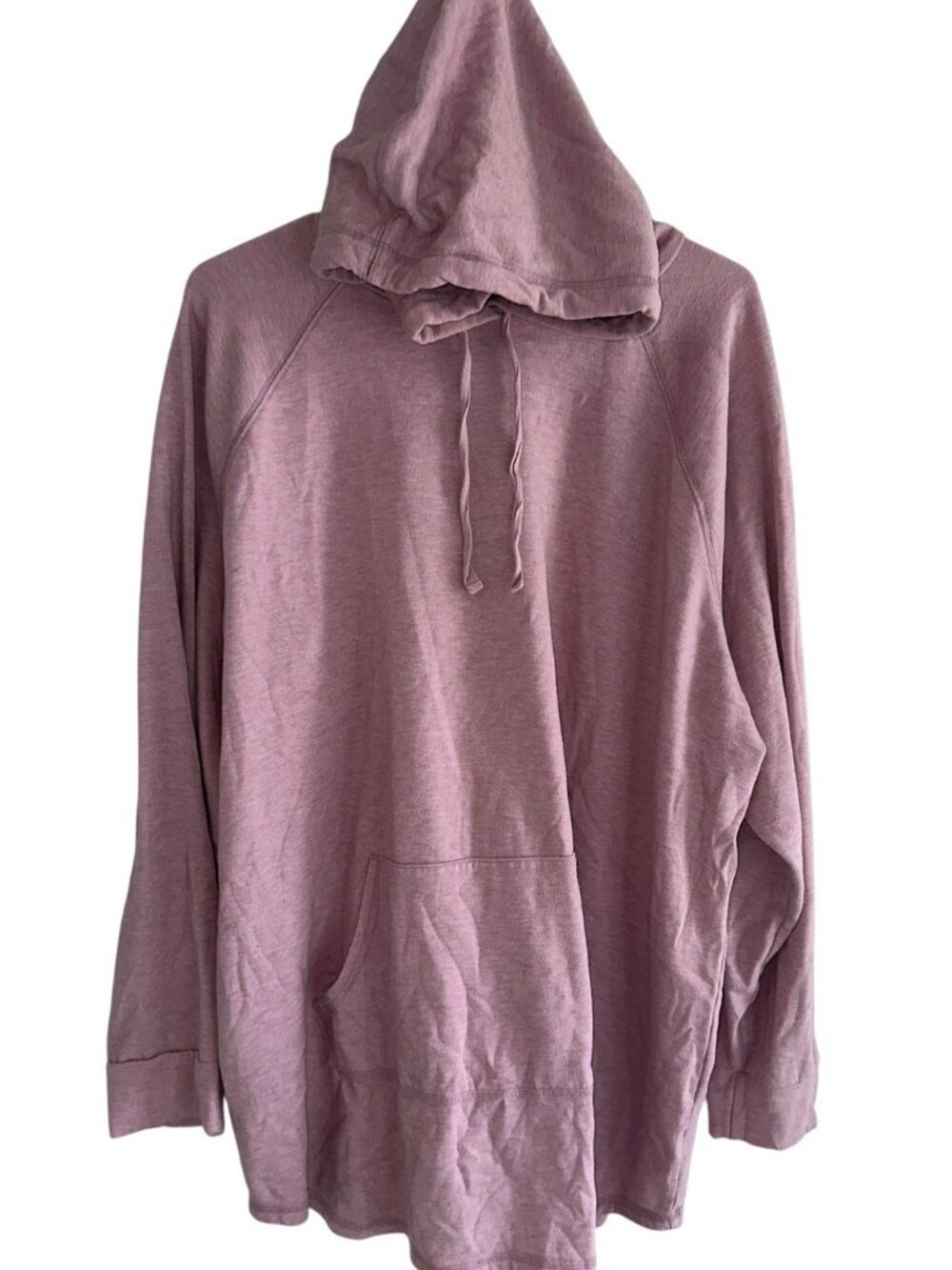 Torrid Womens Hooded Pullover Sweatshirt Plus 4X Dusty Pink Comfort Lounge